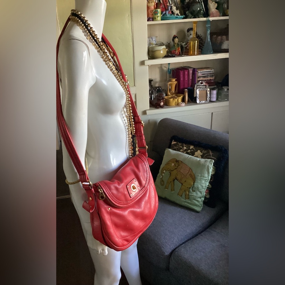 MARC by Marc Jacobs red leather
